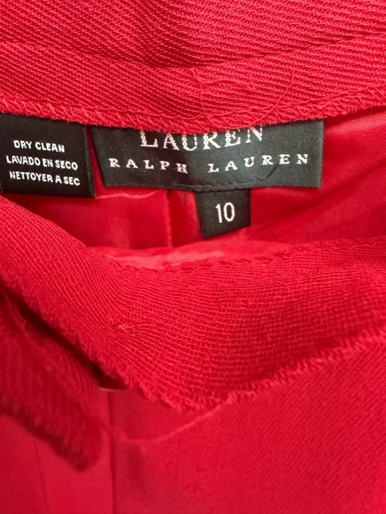Lauren Ralph Lauren Red Blazer & Pants Suit 8 - Picture 7 of 7